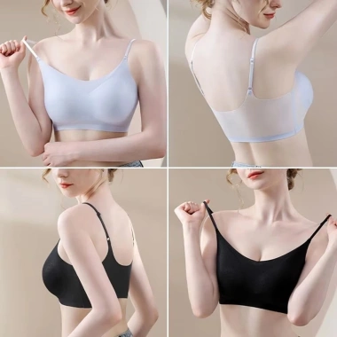 Áo ngực không dây SWEETASHAHEARTS lụa băng gợi cảm đẩy lên, đồ lót thoáng khí nữ - Giá ưu đãi 67.716 6