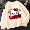 Áo nỉ Hello Kitty bé gái mỏng nhẹ dáng rộng cổ tròn thời trang 128.000 VND 4