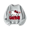 Áo nỉ Hello Kitty bé gái mỏng nhẹ dáng rộng cổ tròn thời trang 128.000 VND 5