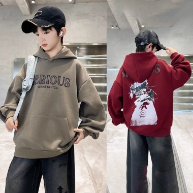 Áo nỉ hoodie nam MOTO, áo khoác thu đông bé trai 6‑14 tuổi, size 18‑52kg, giảm còn 84.500₫ 3 Áo nỉ hoodie nam MOTO, áo khoác thu đông bé trai 6‑14 tuổi, size 18‑52kg, giảm còn 84.500₫ 3
