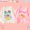 Áo Nỉ Sweater Bé Gái Hình Baby Three CIUCIU KID Vải Da Cá 9-35kg Giá chỉ 160k 2