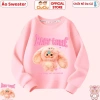 Áo Nỉ Sweater Bé Gái Hình Baby Three CIUCIU KID Vải Da Cá 9-35kg Giá chỉ 160k 4
