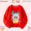 Áo Nỉ Sweater Bé Gái Hình Baby Three CIUCIU KID Vải Da Cá 9-35kg Giá chỉ 160k 8