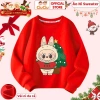 Áo Nỉ Sweater Giáng Sinh Bé Trai & Gái - Labubu Noel CIUCIU KID, Vải Da Cá Ấm, Giá 160k 4