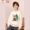 Áo Nỉ Sweater Giáng Sinh Bé Trai & Gái - Labubu Noel CIUCIU KID, Vải Da Cá Ấm, Giá 160k 6