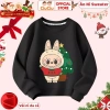 Áo Nỉ Sweater Giáng Sinh Bé Trai & Gái - Labubu Noel CIUCIU KID, Vải Da Cá Ấm, Giá 160k 8