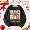Áo Nỉ Sweater Merry Christmas cho Bé, CIUCIU KID, Vải Nỉ Da Cá Mềm Mịn, Ấm Áp, 160k 8