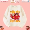 Áo Nỉ Sweater Tôi Yêu Việt Nam CIUCIU KID cho Bé Trai, Bé Gái – Vải Nỉ Da Cá Co Dãn 4 Chiều, Mềm Mại, Giữ Ấm, 160k 6