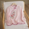 Áo Nữ Retro Vải Lanh Cotton Cổ Thêu Mandarin Nút Áo - Phong Cách Trung Hoa Mùa Hè 2.025 3