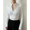 Áo phom dài dây kéo giọt nước, vải co giãn 4C bigsize, tặng dây chuyền mua 2 sp 5