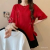 Áo phông ngắn tay cúc Tua Rua phong cách Trung Quốc mẫu mới mùa hè cỡ lớn tôn dáng gầy 2