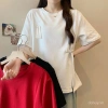 Áo phông ngắn tay cúc Tua Rua phong cách Trung Quốc mẫu mới mùa hè cỡ lớn tôn dáng gầy 4