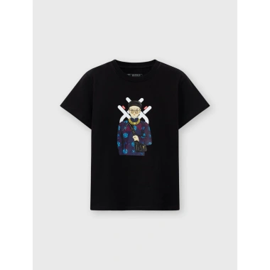 Áo phông unisex trẻ em CANIFA X NTK Cao Minh Tiến áo thun cotton in họa tiết 3TS25S017
