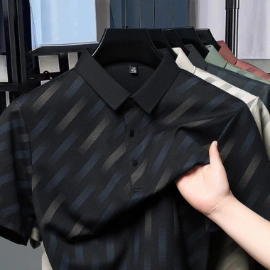 Áo Polo Công Sở Mùa Hè Tay Ngắn Vải Mỏng Size 25.5/15 Giá Ưu Đãi 158.820₫ 3