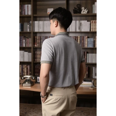 Áo Polo Morus M2 phối màu cổ tay trẻ trung, cotton 100% - Giá chỉ 449.000₫ 6