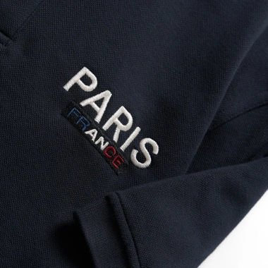 Áo Polo Nam ICONDENIM Hoạ Tiết Paris Regular – 364.000 VND, thoáng mát, trẻ trung
