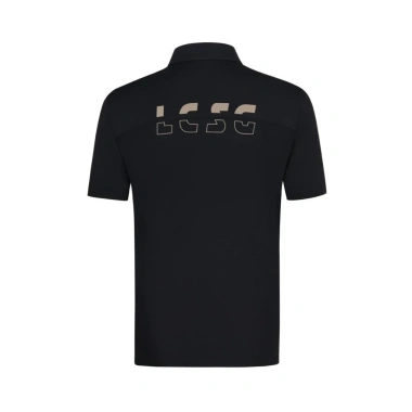 Áo polo nam Le Coq Golf GQ121MTS32 đen - cotton thoáng mát, giá 3,524,727₫