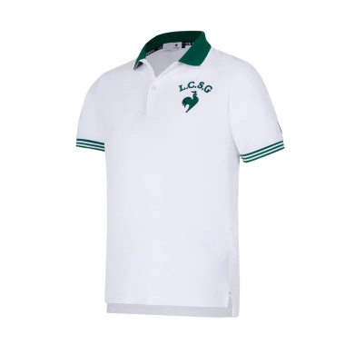 Áo Polo nam Le Coq Golf LG4FHS08MV-WH00 màu trắng, chất liệu thoáng mát, giảm giá còn 1.857.600đ