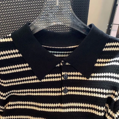 Áo Polo Nữ Len Dệt Kim Kẻ Ngang - Thời Trang Thanh Lịch, Giá Giảm 155.000đ 4 Áo Polo Nữ Len Dệt Kim Kẻ Ngang - Thời Trang Thanh Lịch, Giá Giảm 155.000đ 4