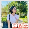 Áo Polo Nữ Trắng Cổ Caro Thêu Chữ Nổi Vải Thun Co Giãn Size 40-63kg 120.900 VND