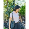Áo Polo Nữ Trắng Cổ Caro Thêu Chữ Nổi Vải Thun Co Giãn Size 40-63kg 120.900 VND 6