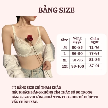 Áo Ren Ngực SamBra Quyến Rũ Gợi Cảm, Mút Mỏng và Mềm Mại, Thiết Kế Đẹp, Giá 133.000 9