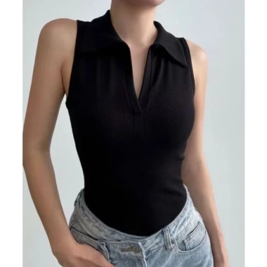 Áo sát nách cổ trụ Polo pom dài sang trọng, big size, tặng dây chuyền cao cấp khi mua 2sp – 68,988₫ 4