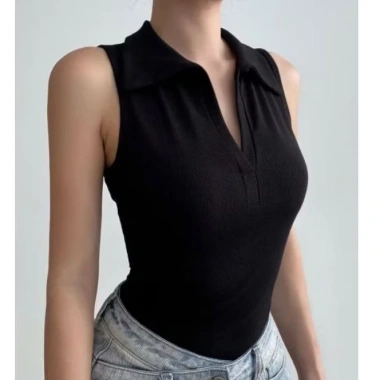 Áo sát nách cổ trụ Polo pom dài sang trọng, big size, tặng dây chuyền cao cấp khi mua 2sp – 68,988₫ 5