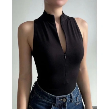 Áo sát nách dây kéo giọt nước vải gân tăm lụa size 38-79kg giảm còn 82.256 VND