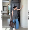Áo Sát Nách Nữ Somi Top CINDY ORDER Peplum Cut Out Sau Lưng Cotton Hàn Dày Dặn - Giá 390k (Giảm từ 468k) 4