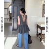 Áo Sát Nách Nữ Somi Top CINDY ORDER Peplum Cut Out Sau Lưng Cotton Hàn Dày Dặn - Giá 390k (Giảm từ 468k) 5