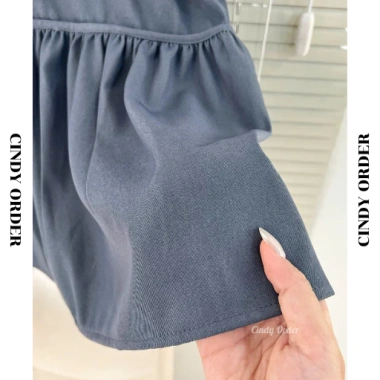 Áo Sát Nách Nữ Somi Top CINDY ORDER Peplum Cut Out Sau Lưng Cotton Hàn Dày Dặn - Giá 390k (Giảm từ 468k)