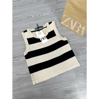 Áo sát nách Zara len dệt kim 2.024, áo ba lỗ thời trang, chỉ 229k 6