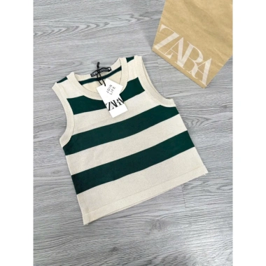 Áo sát nách Zara len dệt kim 2.024, áo ba lỗ thời trang, chỉ 229k 7