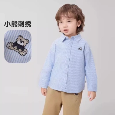 Áo Sơ Mi Bé Trai Hàn Quốc Đa Năng Mùa Thu, Áo Khoác Mỏng 2-6 tuổi, Giá Giảm 184k 3