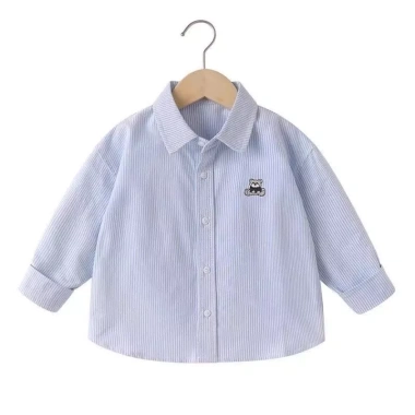 Áo Sơ Mi Bé Trai Hàn Quốc Đa Năng Mùa Thu, Áo Khoác Mỏng 2-6 tuổi, Giá Giảm 184k 5