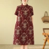 Áo sơ mi dài vintage phong cách Trung Hoa mùa hè cho nữ - Giá ưu đãi 362.286 VND 4