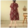 Áo sơ mi dài vintage phong cách Trung Hoa mùa hè cho nữ - Giá ưu đãi 362.286 VND 6