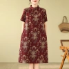 Áo sơ mi dài vintage phong cách Trung Hoa mùa hè cho nữ - Giá ưu đãi 362.286 VND 10