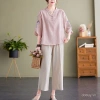 Áo sơ mi lanh phong cách Trung Hoa cotton mát mẻ, giá chỉ 203.974₫ mùa hè 6