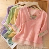 Áo sơ mi mỏng retro Trung Hoa mùa Hè 2.025 - Vải cotton jacquard thoáng mát