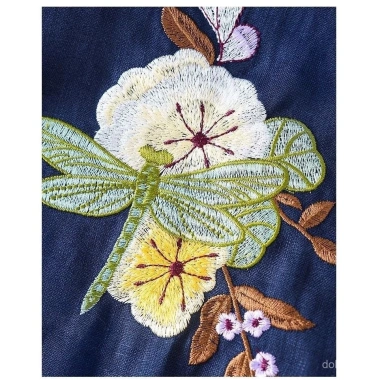 Áo sơ mi nữ mùa hè 2.025 vải lanh cotton thêu tinh tế phong cách Trung Hoa thời thượng - Giá chỉ 247.332₫