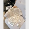 Áo Sơ Mi Nữ Satin Mùa Hè 2.025 Tay Ngắn Vai Đẹp - Giảm giá còn 200k 9