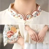 Áo Sơ Mi Nữ Thêu Trung Hoa Mùa Hè 2.025 - Lá Sen Retro, Vải Lanh Cotton, Giá 250k 5