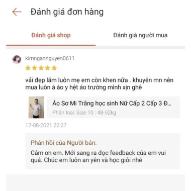 Áo Sơ Mi Trắng Học Sinh Nữ Cấp 2-3 Đồ Đi Học Đồng Phục, Giá Ưu Đãi 90.850₫ 4