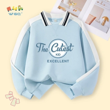 Áo Sweater bé trai và bé gái cổ polo thời trang, in hình, giảm giá 259k (giá gốc 311k) 3