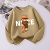 Áo Sweater Bé Trai Vải In Hình Gấu Mềm Mại, Thoáng Khí, Thấm Mồ Hôi - Giá Ưu Đãi 216k 2