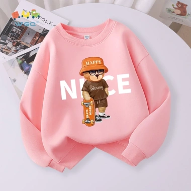 Áo Sweater Bé Trai Vải In Hình Gấu Mềm Mại, Thoáng Khí, Thấm Mồ Hôi - Giá Ưu Đãi 216k 10