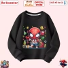 Áo Sweater Dài Tay Bé Trai Người Nhện CIUCIU KID Đi Học - Nỉ Vải Da Cá Ấm, Giá 160k 6