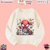 Áo Sweater Dài Tay Bé Trai Người Nhện CIUCIU KID Đi Học - Nỉ Vải Da Cá Ấm, Giá 160k 10